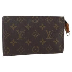 LOUIS VUITTON Monogram Bucket PM Accessory Pouch LV Auth ka755